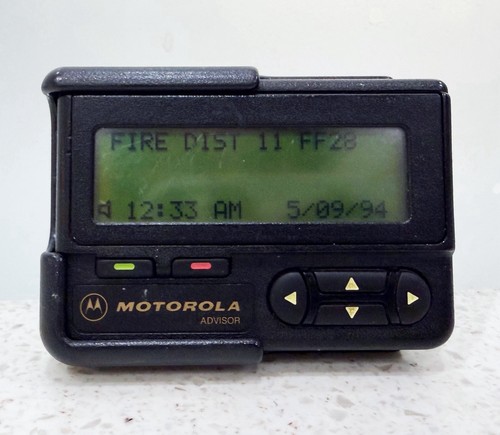 Vintage motorola advisor pager - motorola,