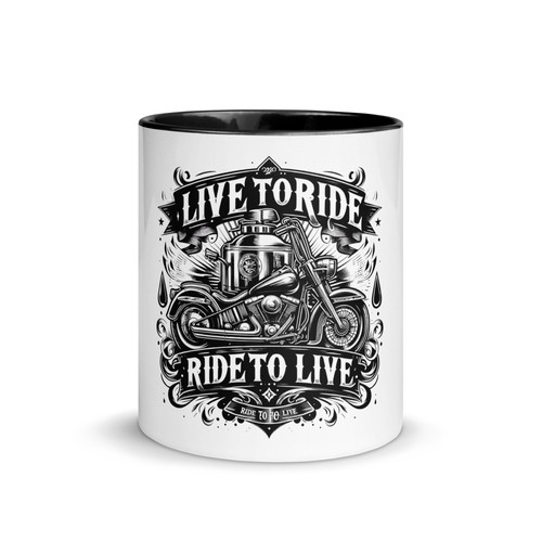 Tasse mit farbiger - , innenseite