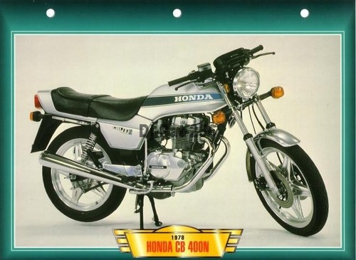 Fiche moto honda 400 n - fiche,