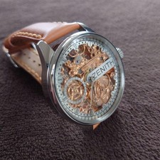 Montre ancienne squelette ZENITH