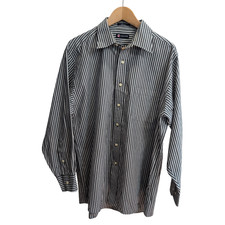 Chemise CHAPS grise et blanche