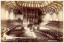 George Gardner Rockwood, New York, Interior of Dr Hall's Church vintage alb