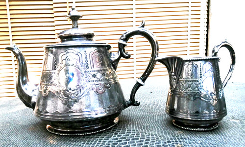 Ancienne théière pot - théière, à