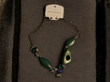 Bijoux Fantaisie Vintage - Collier Style Bohème Marque "Bleu Turquoise"