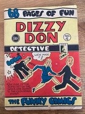 BD GI WW2 1943 FUNNY COMICS DIZZY DON DETECTIVE N4  Edition originale canada