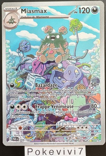 Carte pokemon miasmax 204 182 - pokemon, 204/182