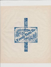 PUBLICITE ANCIENNE-FEUILLE EMBALLAGE/ BEURRE EXTRA FIN-MEDAILLE/VACHE-21.9x24.5.