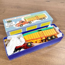 État neuf Dinky Toys 36B Tracteur Willème Semi-Remorque – boîte d’origine 1960