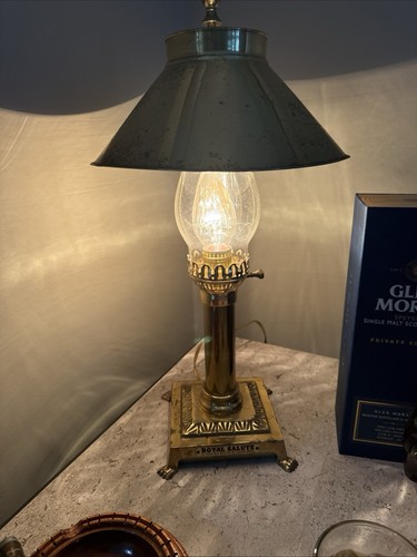 Vintage brass lamp paris - lamp,