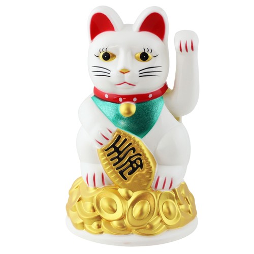 Chat chanceux signe porte