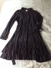 Robe Noire Légère 36 S volants latine boho tango