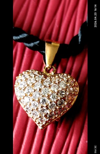 Collier avec pendentif coeur - collier,