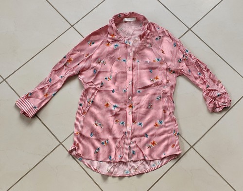 Chemise rayures oiseaux - chemise,