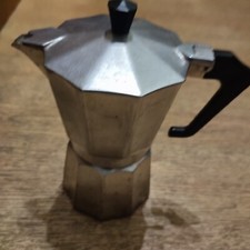 Cafetière ITAL EXPRESS made in ITALY aluminium chromé bakélite design XXe 