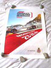 LITHOGRAPHIE NON NUMEROTEE  AFFICHE GRAND PRIX MONACO 2024 F1 FORMULE 1 ACM