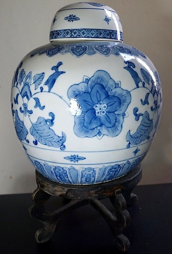Ancien grand pot gingembre - ancien,