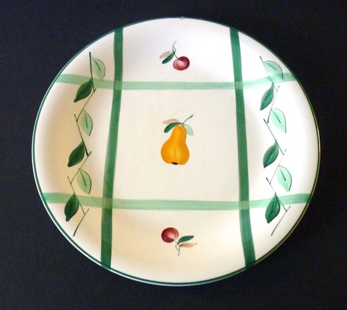 Plat service vintage fruits - plat,