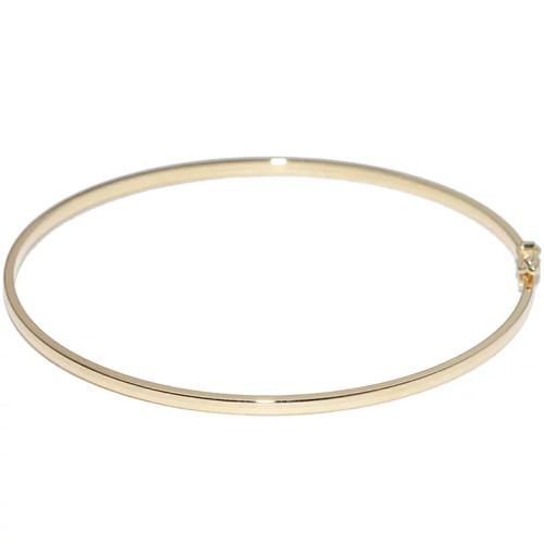 Bracelet jonc souple plaqué - bracelet,