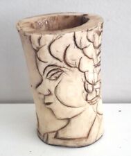 OS DE BOVIN SCULPTE ... STYLE SCRIMSHAW