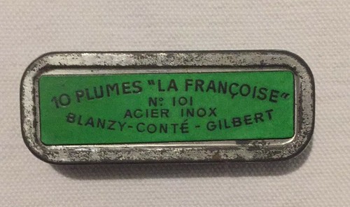 Boite fer plumes la - de, "la