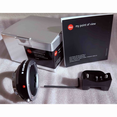 Leica adapter 14642 black - r-adapter, m