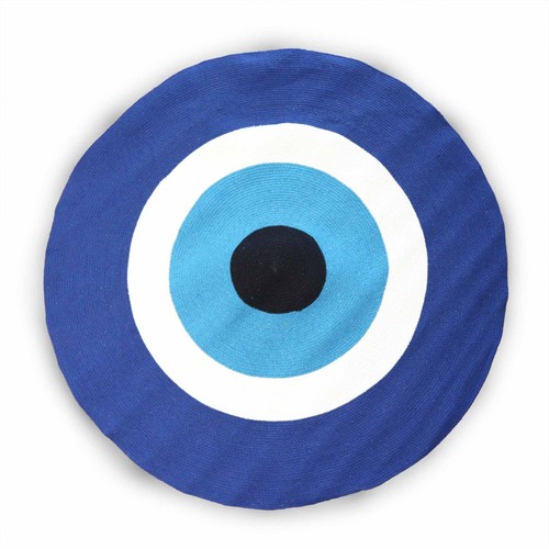 Tapis rond coton tissé - rond,