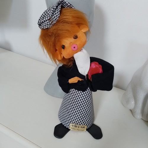 Poupée vintage feutrine - poupée, en