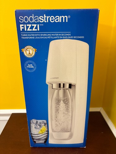 New white sodastream fizzi - new,