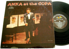 PAUL ANKA At Thr COPA  Original 1960 US LP ABC PARAMOUNT 353  TBE / EX