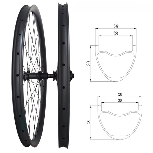 Mountain bike carbon - bike, wheelset