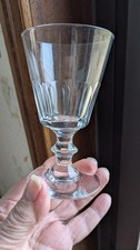 7 anciens verres en cristal