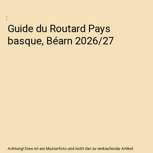 Guide routard pays - pays, basque