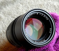Leica Leitz Elmarit M 90mm f2,8 E 46 noir. Parfait état