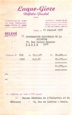1957 LAQUE GIVRE A PARIS - COOPERATIVE NATIONALE DE LA COIFFURE  50-1422