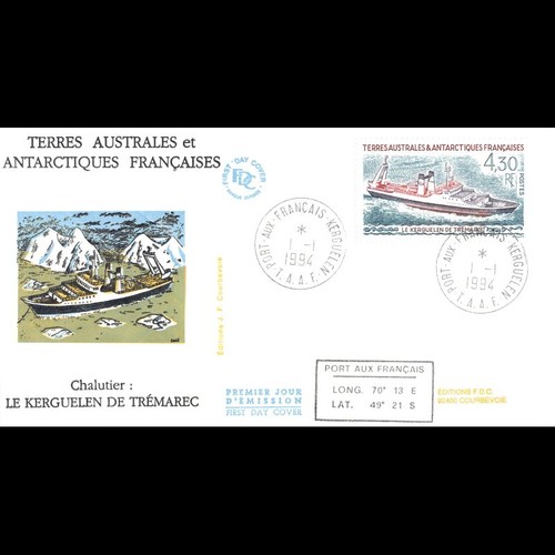 Fdc chalutier kerguelen de - -,