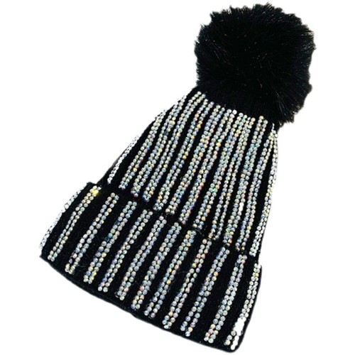 Femme bonnet tricot - tricot, diamant