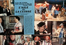 Coupure de presse Clipping 1976 L'Aile ou la Cuisse le Film   (4 pages)