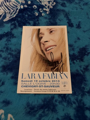 Flyer dédicacé autograph - flyer,