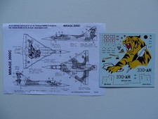 Berna decals 1/48 Dassault Mirage 2000C EC 5/330 Côte d'Argent,  Armée de l'Air