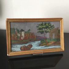 Tableau Broderie Perles de