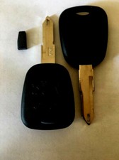 Coque Clé + Transpondeur  Vierge ID45 Pcf7935 206 Phase 1 Jusqu'à 2001