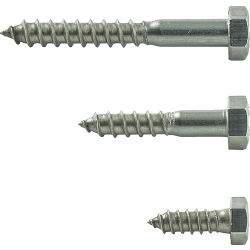 Vis bois hexagonales lot de - à,
