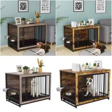 Cage pour chien en bois boîte