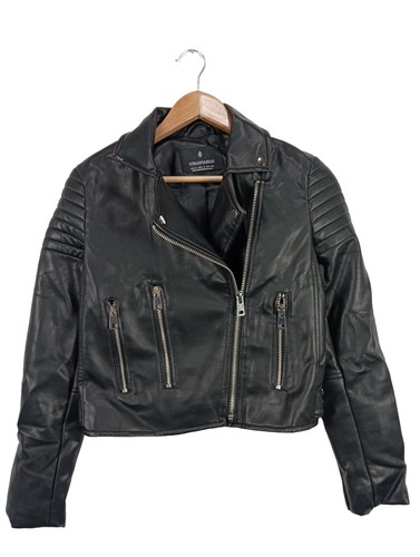 Stradivarius veste cuir - veste, en