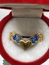 Bague vintage fantaisie cœur