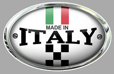 MADE IN ITALY ITALIE POUR FIAT 500 ABARTH 12cm AUTOCOLLANT STICKER AUTO MB038