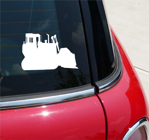 Bulldozer dozer silhouette - bulldozer,