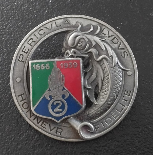 Insigne militaire 2ème régt - insigne,