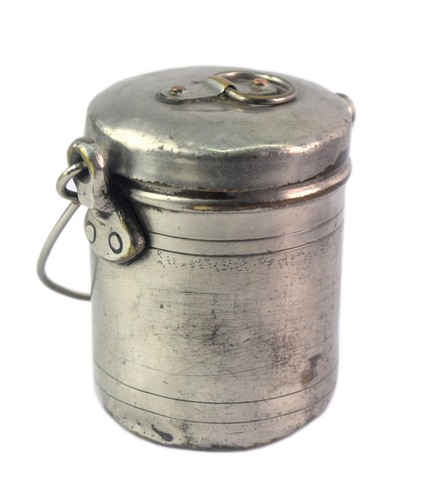 Pot lait laiton plaqué - pot,
