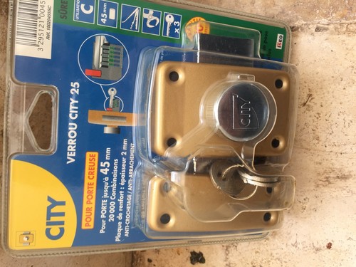Verrou bouton 45mm - a,